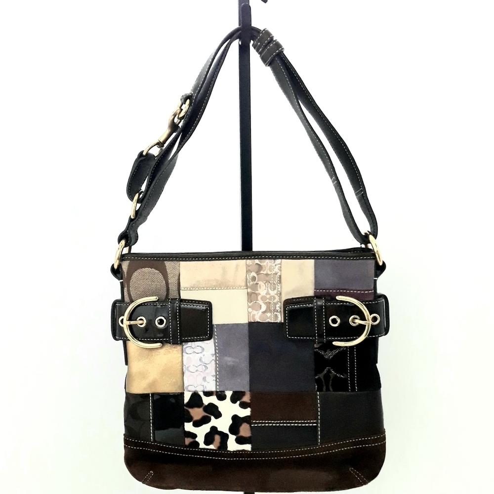 Coach Patch Multi Texture Crossbody Back - image 1
